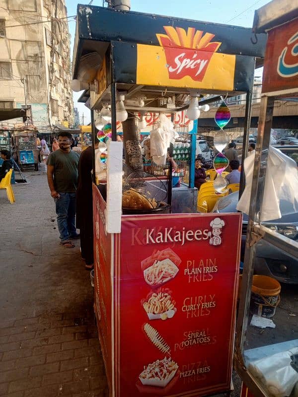 fries stall name kakajees at Johar moor block 20 3