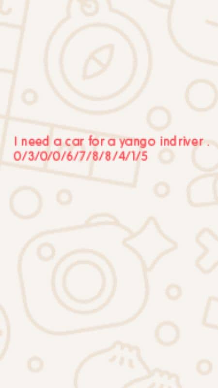 I need a car for a yango indriver. Altu cultus 0