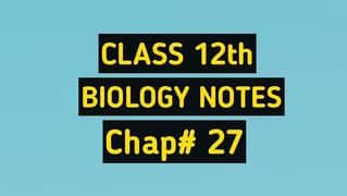 FSC Notes Class 12 Chapter 27 All short Question| Punjab board