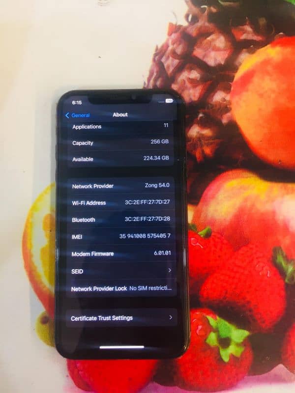 iPhone x 256gb black nonpta 8