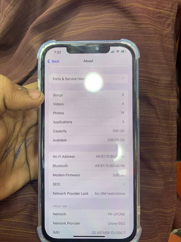 IPhone 12 Pro Max R•s 125000 256gb PTA approved colour silver 2