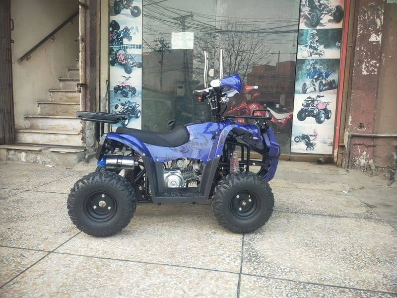 124cc Reverse Gear Atv Quad 4 Wheel Bikes Delivery In All Pakistan 1