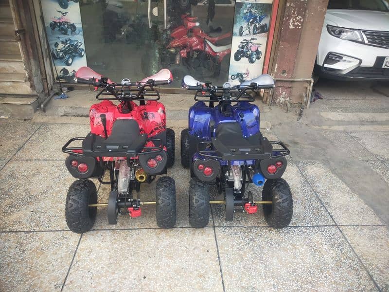 124cc Reverse Gear Atv Quad 4 Wheel Bikes Delivery In All Pakistan 2