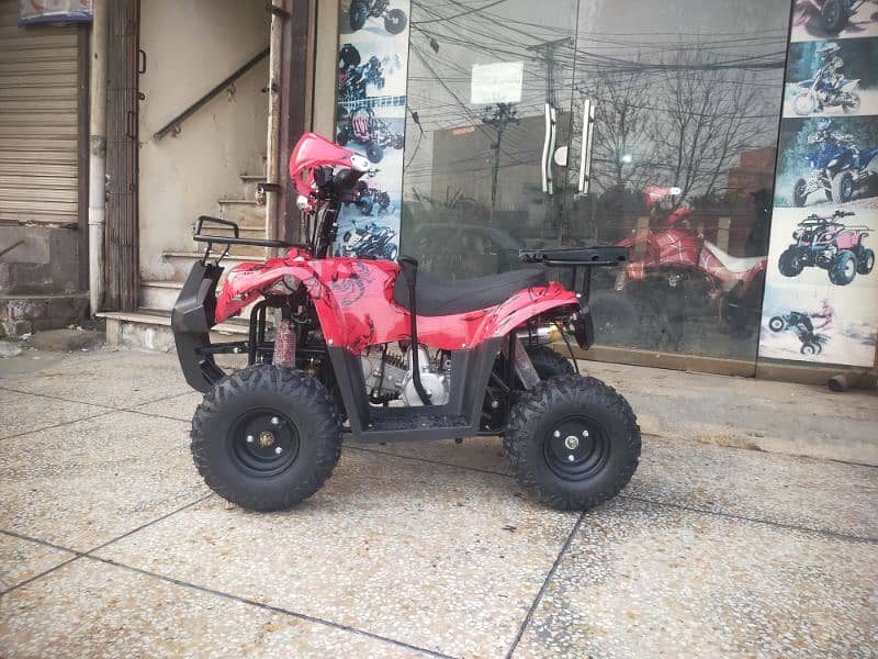 124cc Reverse Gear Atv Quad 4 Wheel Bikes Delivery In All Pakistan 4