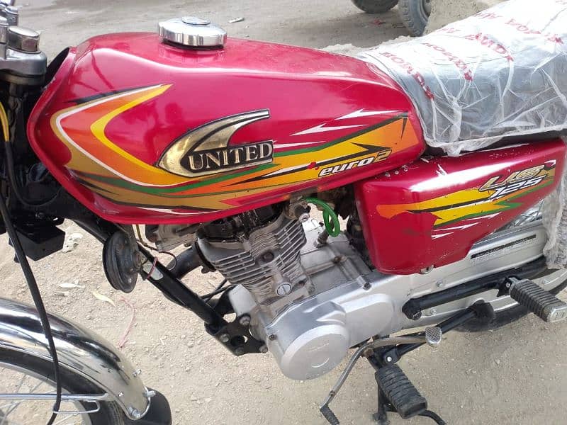 United bike 125 cc 2021 model Karachi number 1