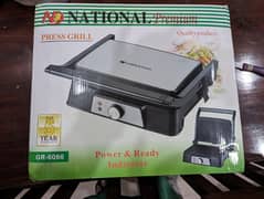 NATIONAL PRESS GRILL Fish& Sandwich  Maker With Warranty