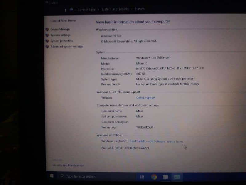 Chromebook Hp 11 G4 0