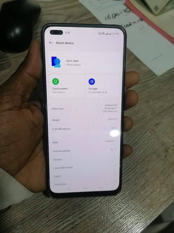 OPPO RENO 4 official PTA with Box 8