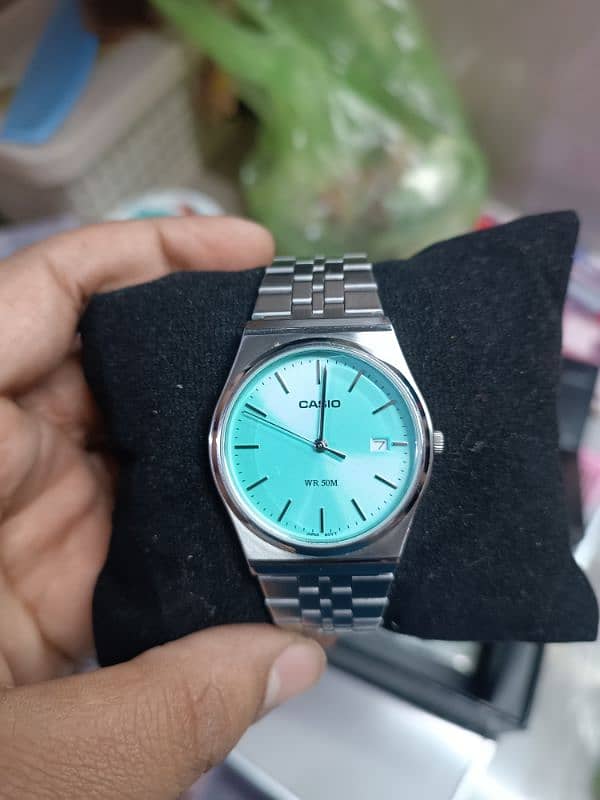 original Casio mtp b145  in Tiffany colour 5