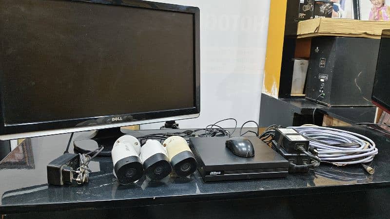 CCTV Cameras + Dell Led + DVR 1