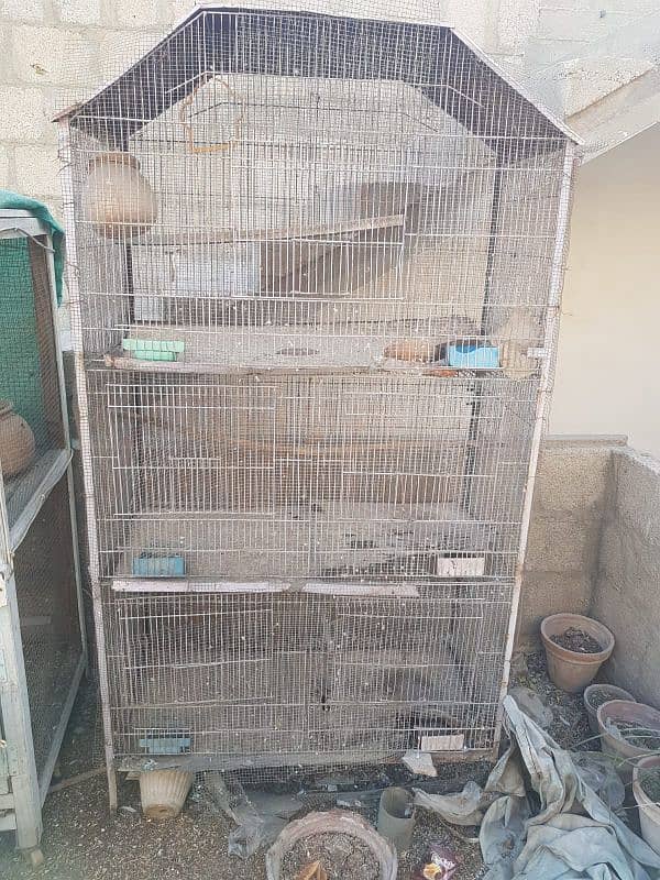 Large Metal Parrot's Cage 1