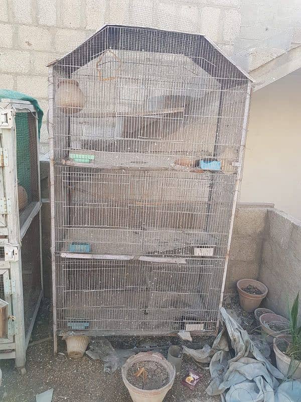 Large Metal Parrot's Cage 10