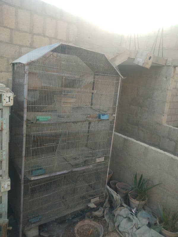 Large Metal Parrot's Cage 11