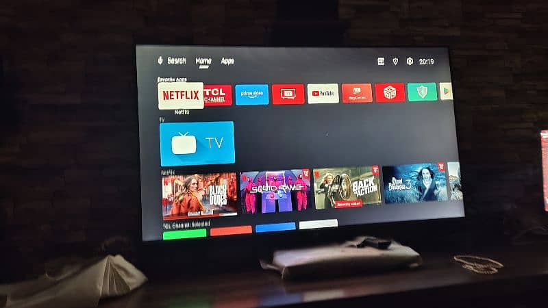 TCL 55 inch android smart tv 0