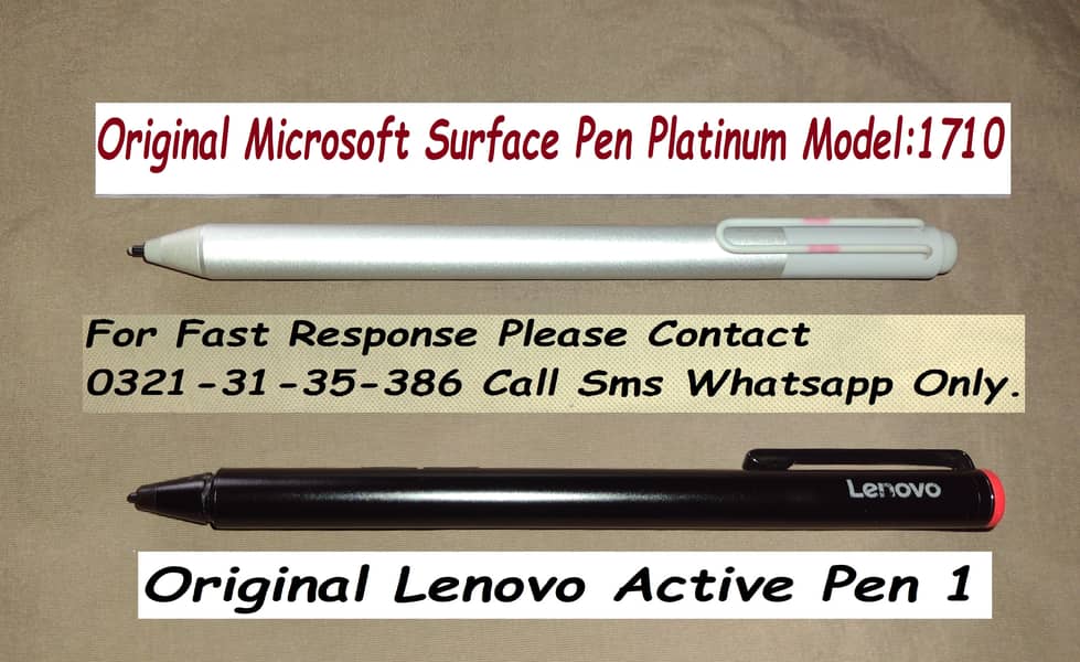 lenovo & microsoft surface pen for laptop 4