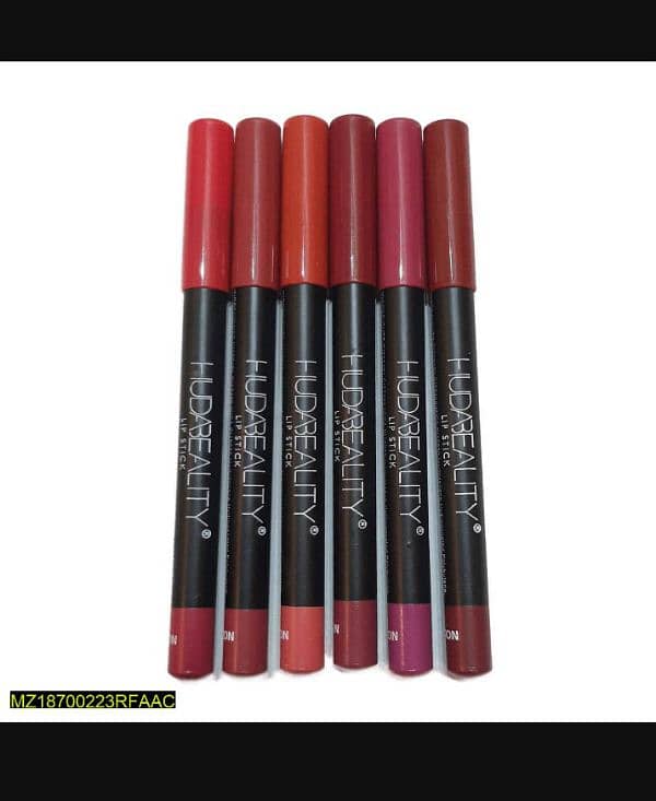 Pack of 6 lipliner lipstick pencils 0