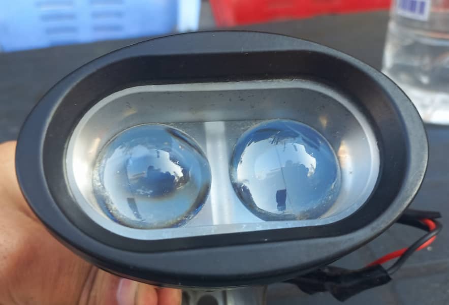 HIGH BEAM FOCUS LED LIGHT FOR MOTORCYCLE - LOW COST! 2