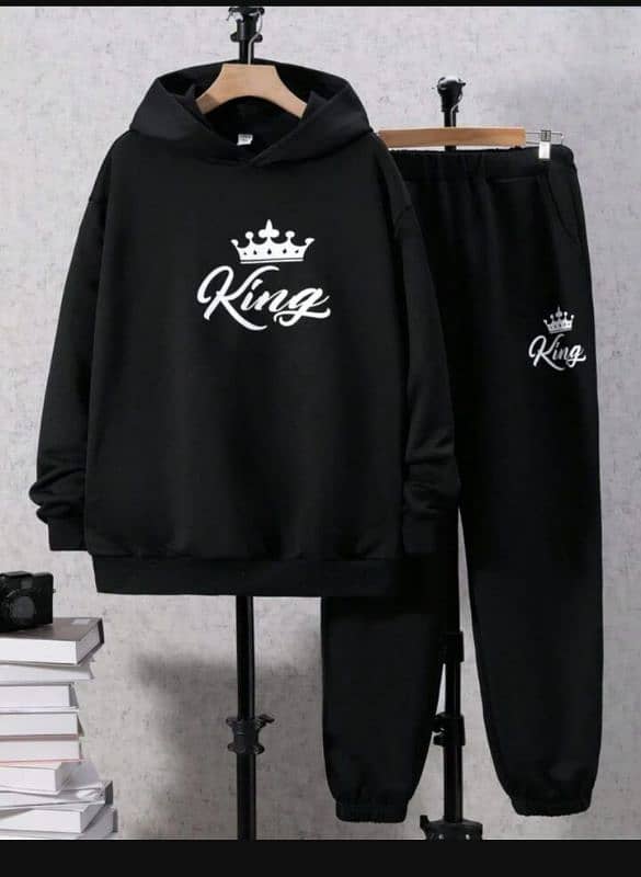 Two piece man hoodies suit 1