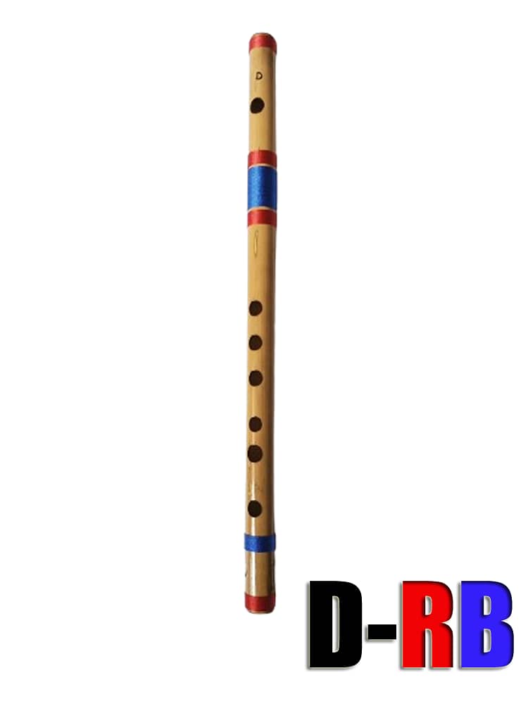 Ermish D Natural Medium Scale Side Blown Bamboo Bansuri/ Flute 14