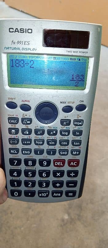 CASIO ORIGINAL CALCULATOR SOLAR AND CELL MODEL fx- 991ES 2