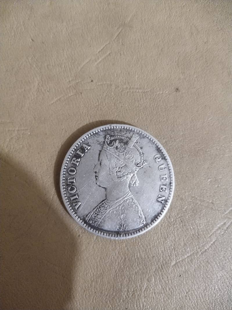 Old coin of Queen Victoria era 1867 0