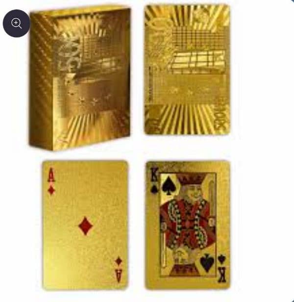 Gold Foil Playing luxurious card 1