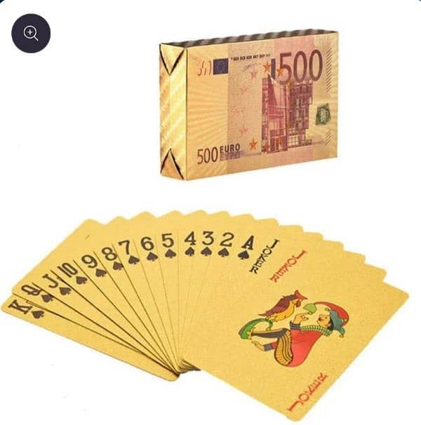 Gold Foil Playing luxurious card 2