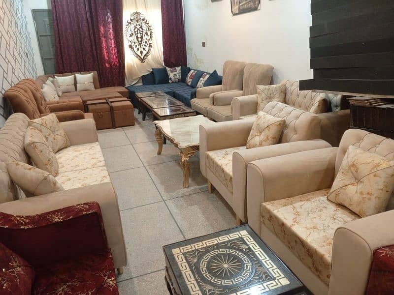 sofa set big offer start Al Noor furniture 03356184581 4