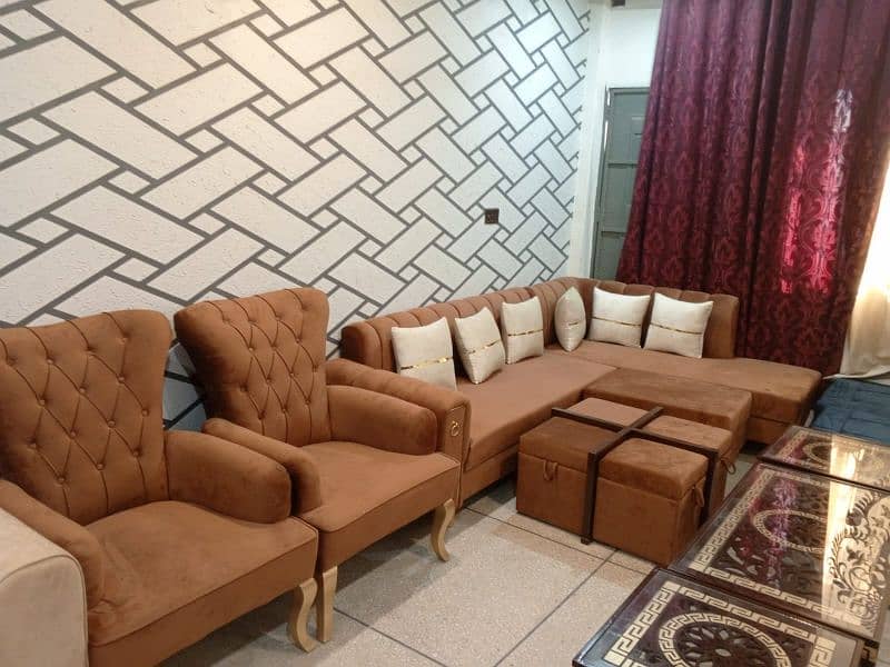 sofa set big offer start Al Noor furniture 03356184581 7