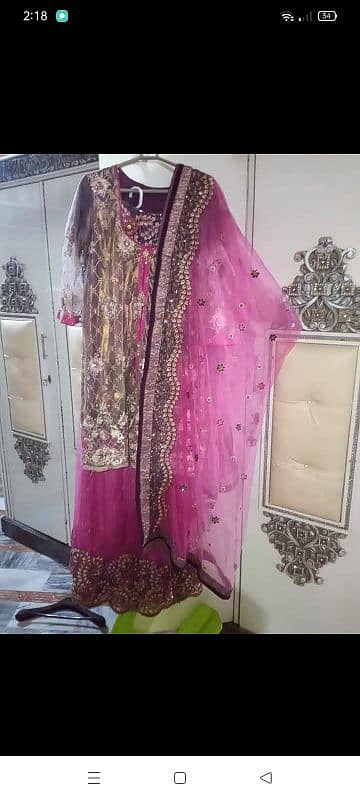 3 piece party wear sharara large size 1