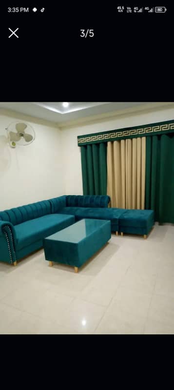 Short time one bed appartment available for rent phase 7 1