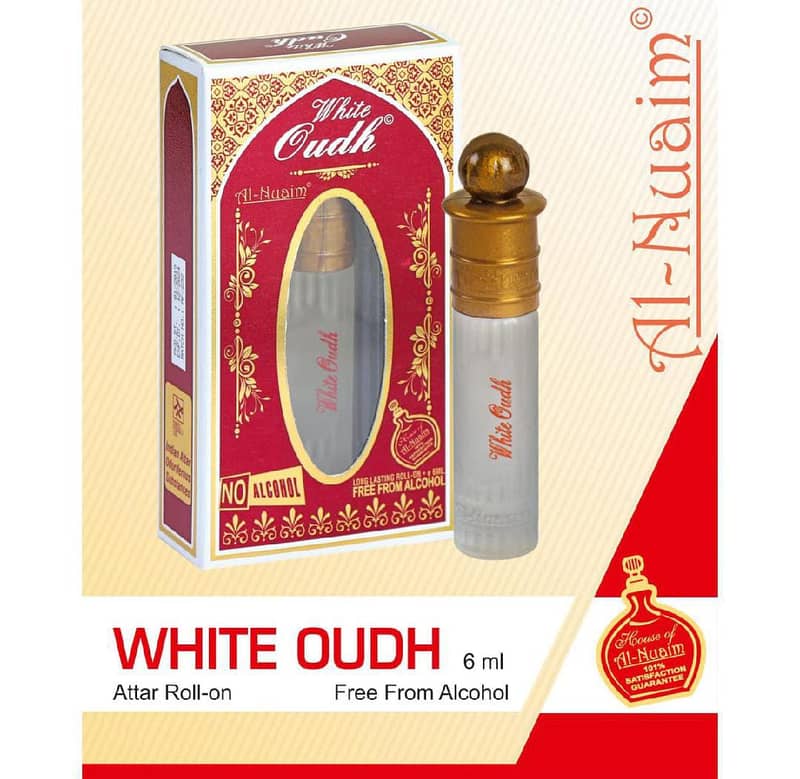 Al Nuaim WHITE OUDH 6 ML Attar Roll On 2