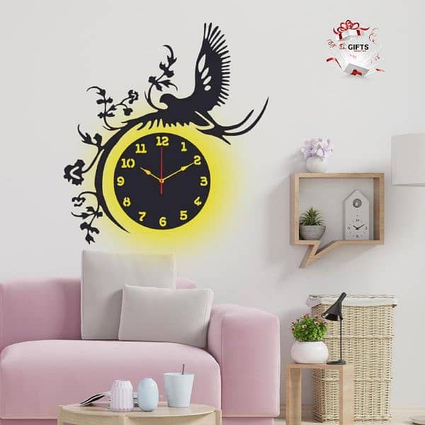 Beautiful design wood wall clock 2