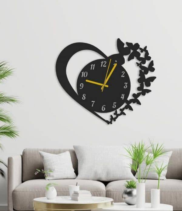 Beautiful design wood wall clock 3