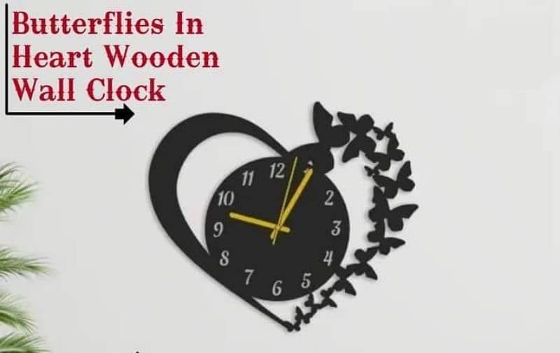 Beautiful design wood wall clock 4