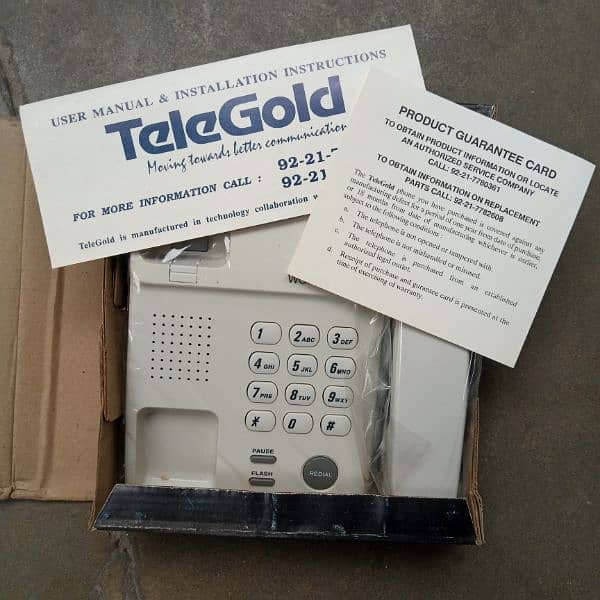 Telegold Telephone Set 3