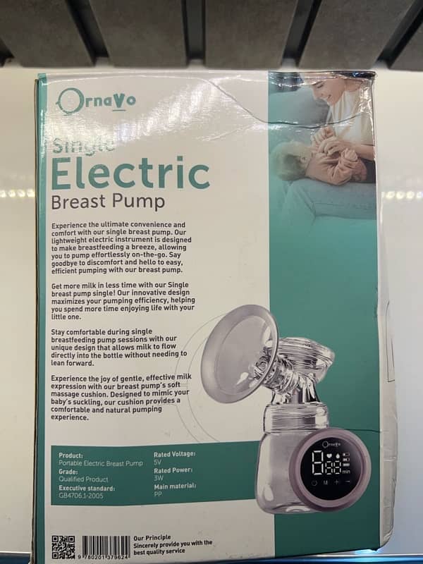 Breast Pump- Ornavo Single Electric Breast Pump 3