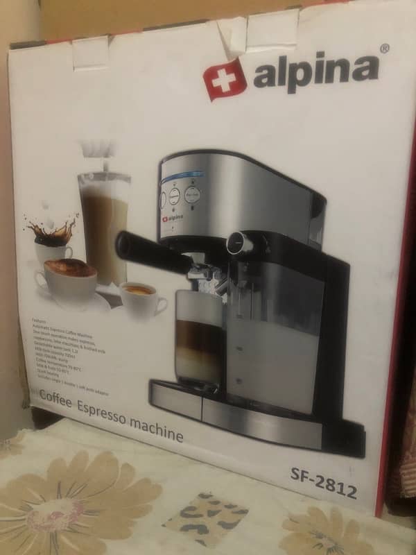 Alpina coffe machine 0