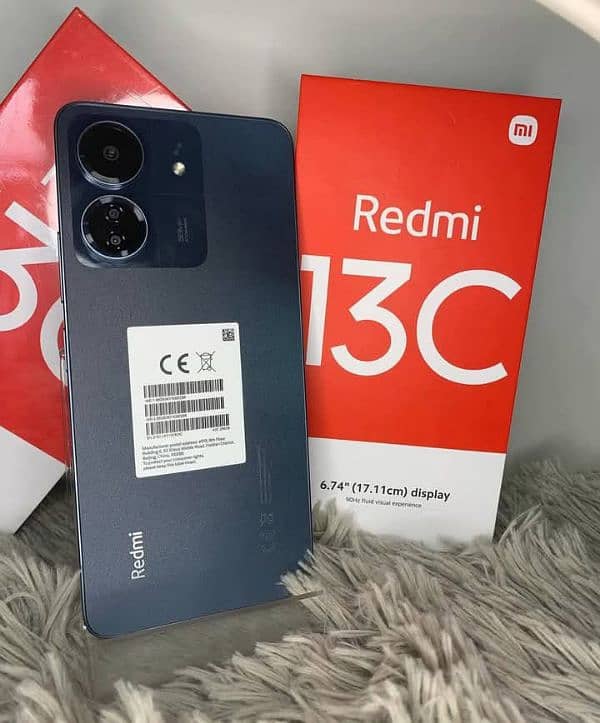 Redmi 13 C. 4+4 128 10 by 10 condition 9 month warranty 1