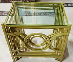 Nesting Tables Set 4 Piece (Elegant Golden)