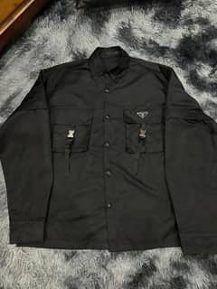 Prada nylon oversized shirt