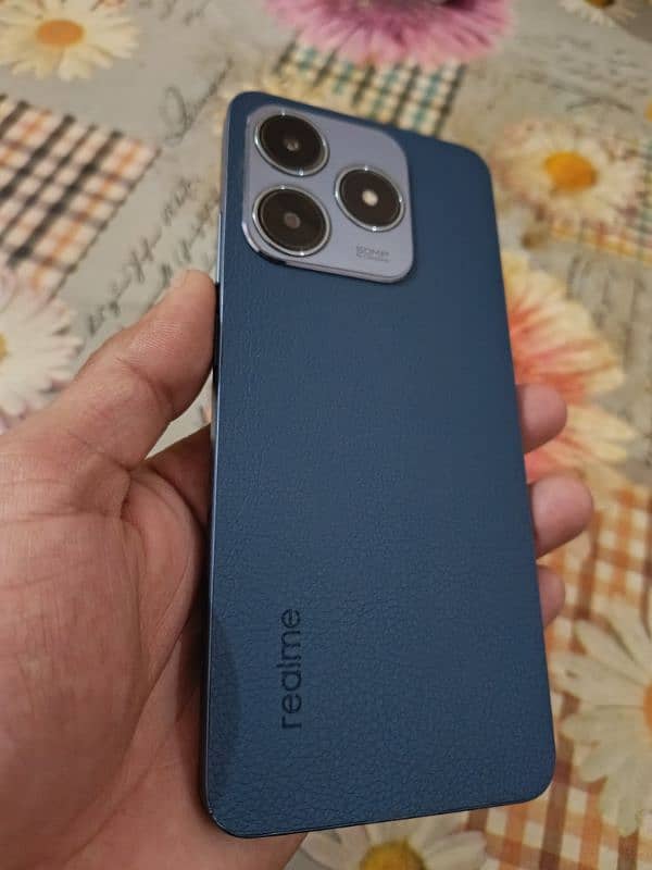 Realme C63 6+6 ram 128gb with leather back 2