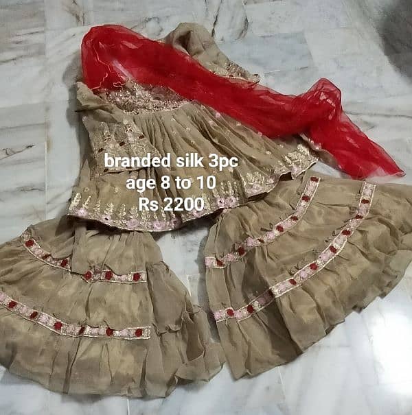 branded party wear gharara for 7 to 10 year baby 6