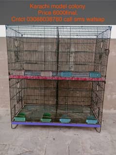 cage need n clean 5 month usz 2floor wala 6000