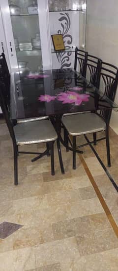 dining. table with 6 chairs