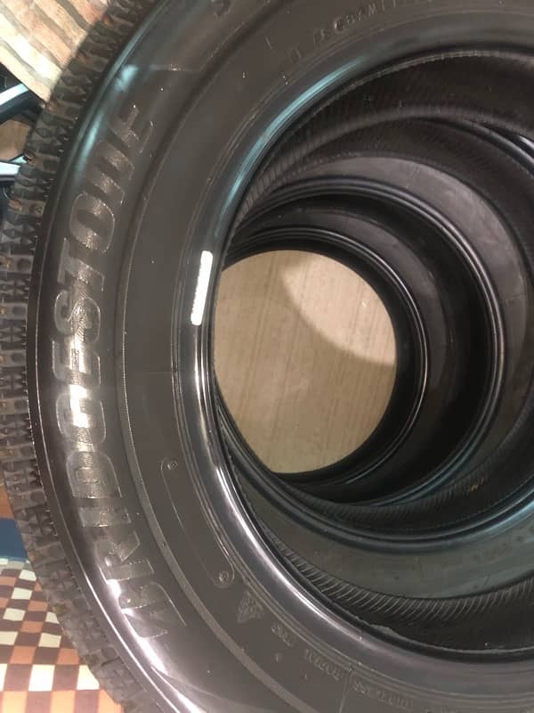 Bridgestone tyres slightly used snow tyres 3