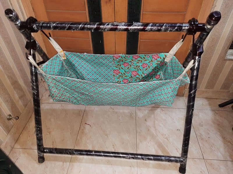 Baby Swing | Durable Jhoola/Jhola/Cradle for Indoor & Outdoor Fun 2