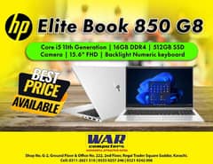 UK Import HP elite BOOk 850 G8 Ci5 11th gene 16gb ddr4 512gb m2 ssd