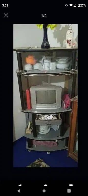 wooden T. V Trolley for sale 2