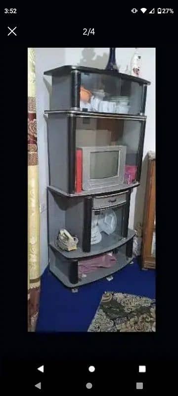 wooden T. V Trolley for sale 3